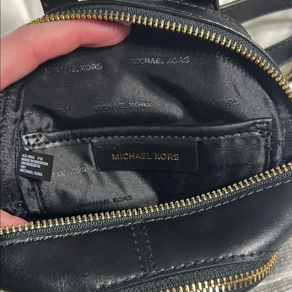 COPY - Michael Kors Black Studded Backpack - Picture 4 of 7